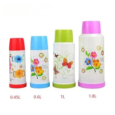 Glass chhunga Thermos Vacuum Flask hmanga siam a ni